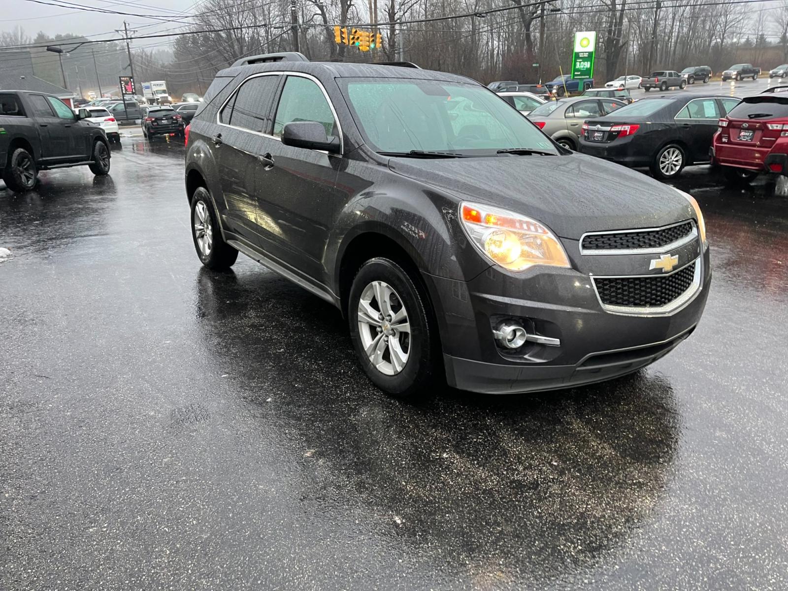 2014 Gray /Black Chevrolet Equinox 2LT AWD (2GNFLGEK8E6) with an 2.4L I4 DOHC 16V engine, 6-Speed Automatic transmission, located at 11115 Chardon Rd. , Chardon, OH, 44024, (440) 214-9705, 41.580246, -81.241943 - This 2014 Chevrolet Equinox 2LT AWD with the 2.4L ECOTEC engine and a 6-speed automatic transmission is a well-equipped mid-size crossover SUV. It offers a comfortable driving experience with premium features including heated seats, automatic climate control, and a Pioneer sound system for an enhanc - Photo #2